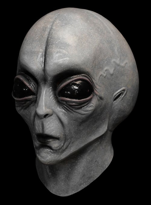Realistisk alien-maske CosmicMorph | Håndmalt Halloween-kostymetilbehør i full størrelse