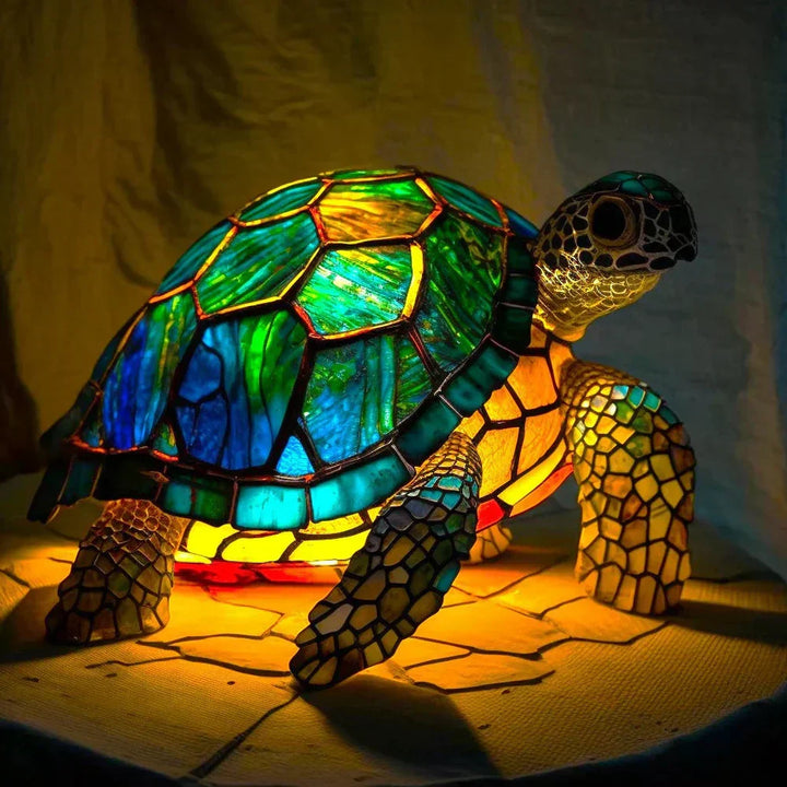 Dyrelamper i Farget Glass – Kunstnerisk Bordpynt