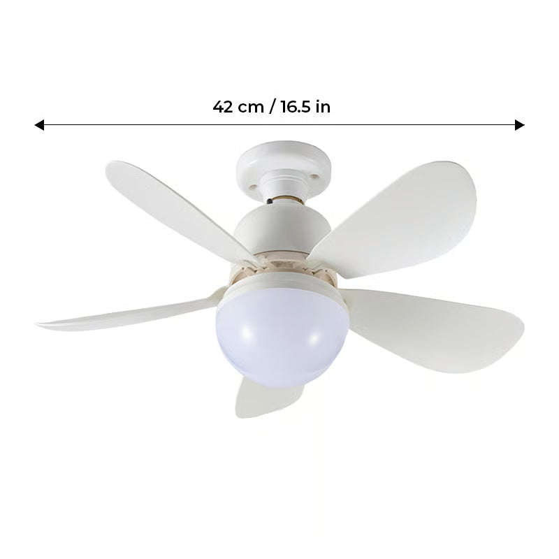 BreezeLux | Takvifte med lys 2-i-1