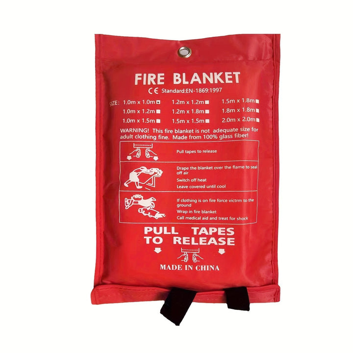 Brannteppe for nødstilfeller for familier og bedrifter – Flammehemmende brannteppe for kjøkken, kontor og bil