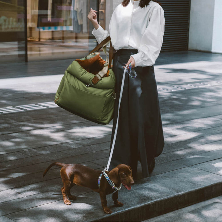 Komfortabelt vintersete for hund i bil – PawLuxury