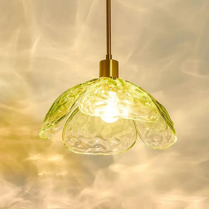 Blomsterblad Hengelampe - Elegant Nattlampe