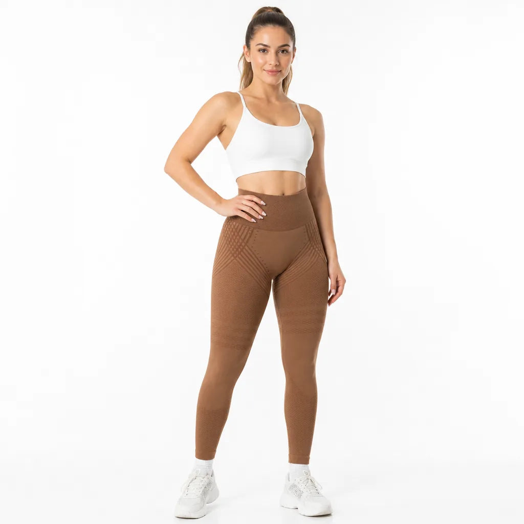Curvay 3D Sculpt-leggings - cellulittglattende kompresjon