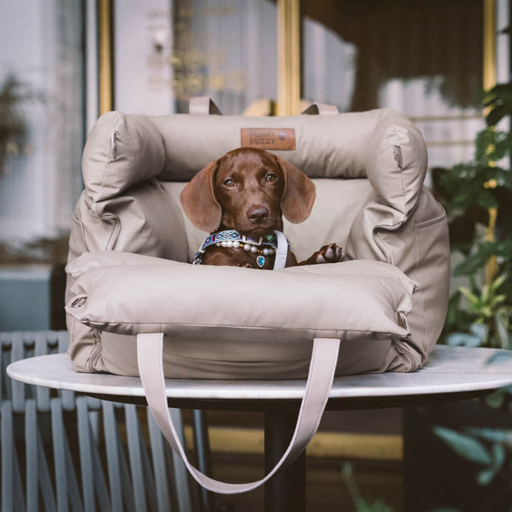 Komfortabelt vintersete for hund i bil – PawLuxury