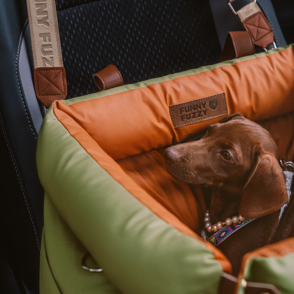 Komfortabelt vintersete for hund i bil – PawLuxury