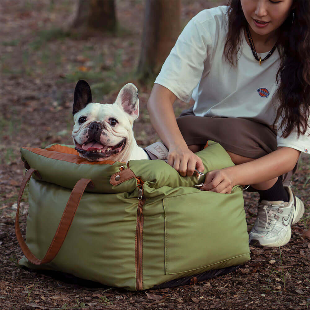 Komfortabelt vintersete for hund i bil – PawLuxury