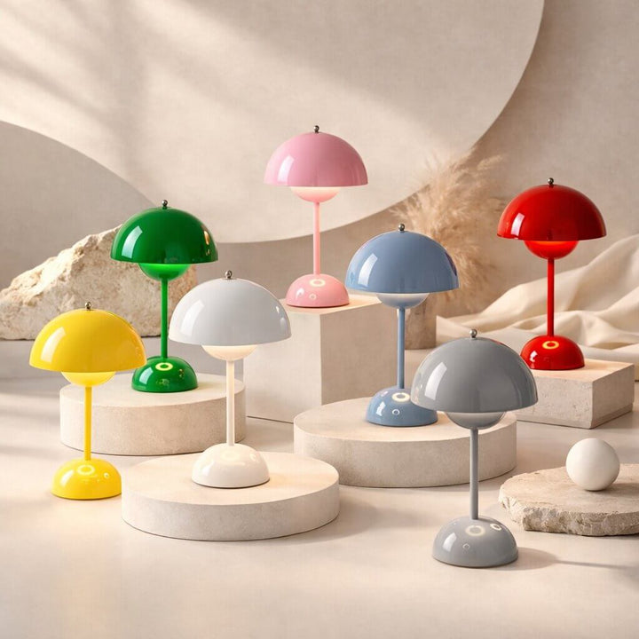 Designer bordlampe | LED-bordlampe | Nattlampe | Dimbar og trådløs | Lumora