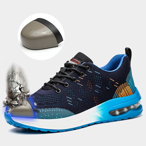 SafeSneakers Blå Luft – Sikkerhetsarbeid Sneakers