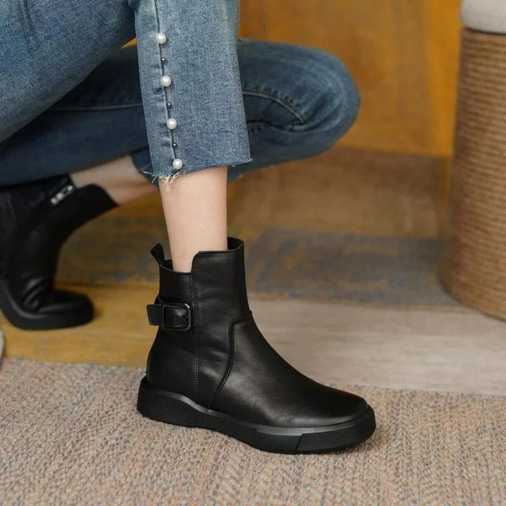 Vintage Ankelstøvler – Retro Stil med Modern Kant