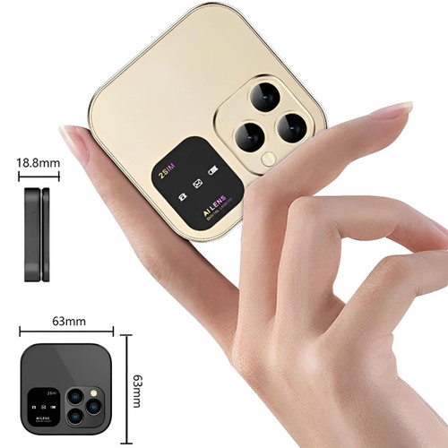 Sammenleggbar klaffetelefon Dual SIM | 1,77" skjerm | 1000 mAh | Micro-USB