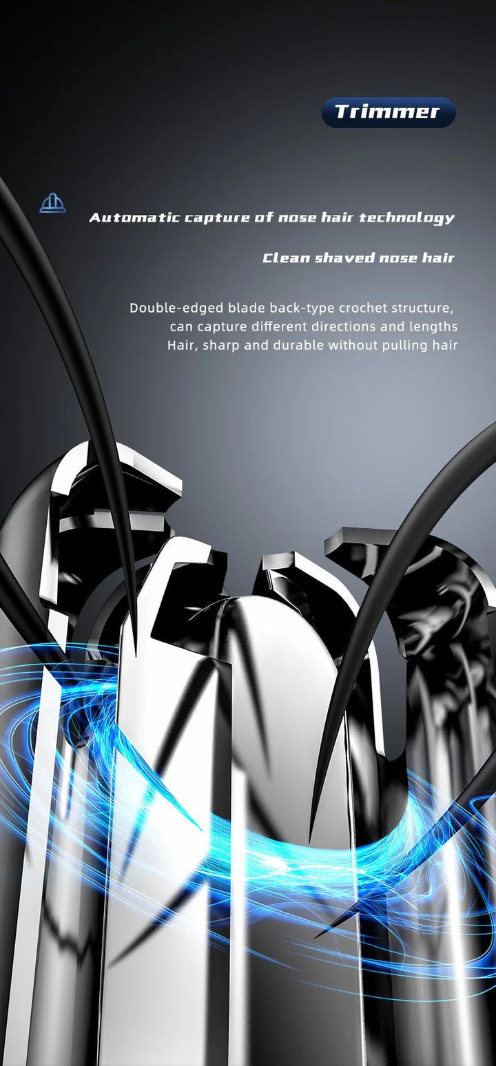 Painless Nese &amp; Øre Hår Trimmer – Presis Grooming med Maksimal Komfort