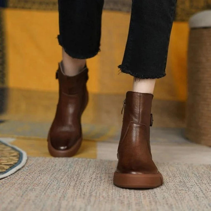 Vintage Ankelstøvler – Retro Stil med Modern Kant