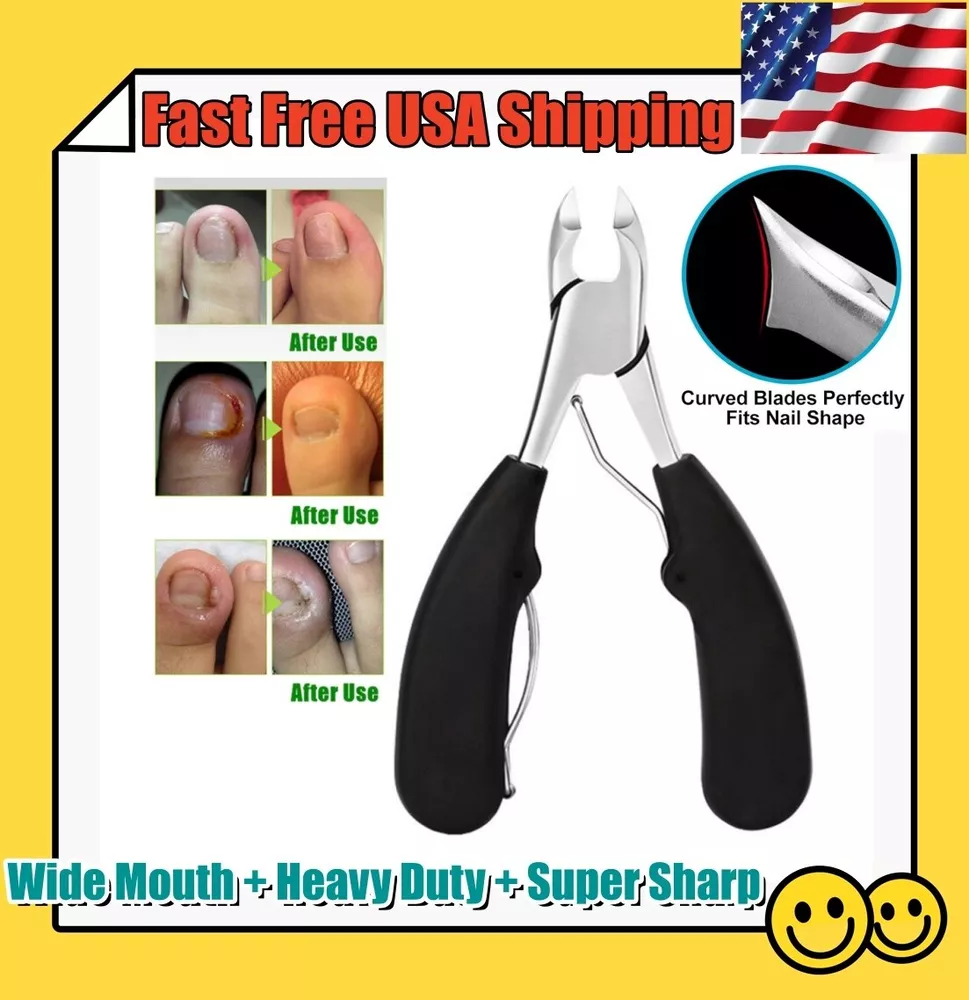 Neglklipper for Eldre, Skarp, Ergonomisk og Ideell for Tykke Negler