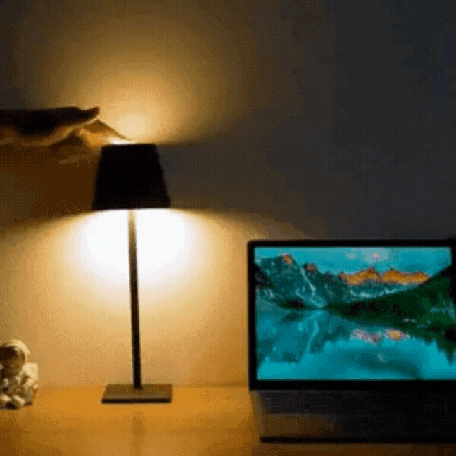 Trådløs, oppladbar bordlampe – elegant LED for innendørs og utendørs bruk