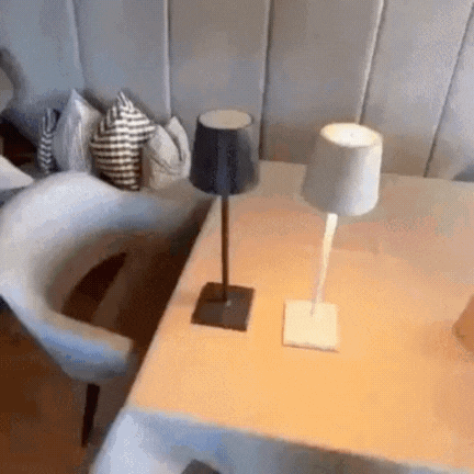 Trådløs, oppladbar bordlampe – elegant LED for innendørs og utendørs bruk