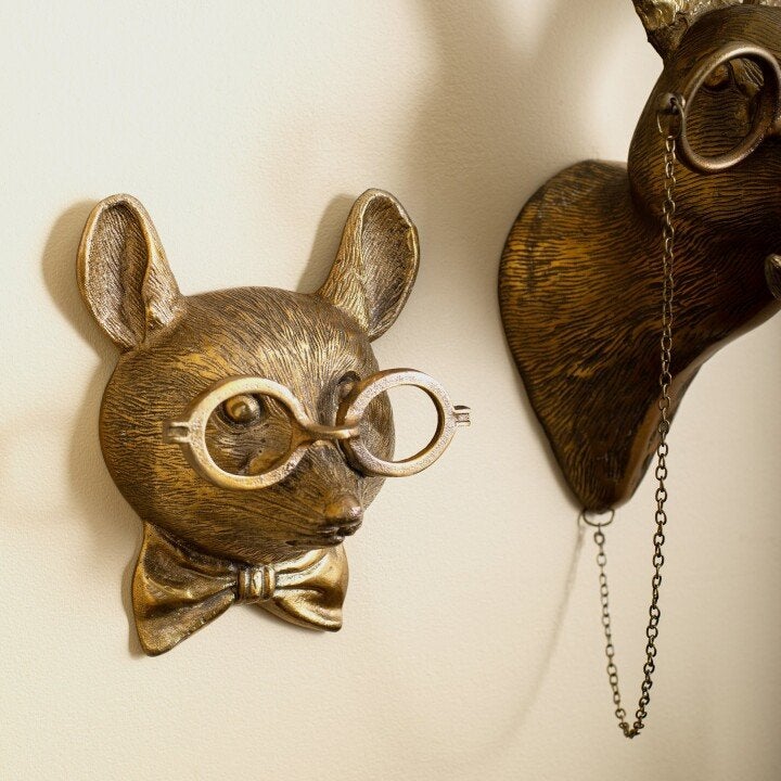 Lekent vegg-dyrehode dekorasjon - WallCritters