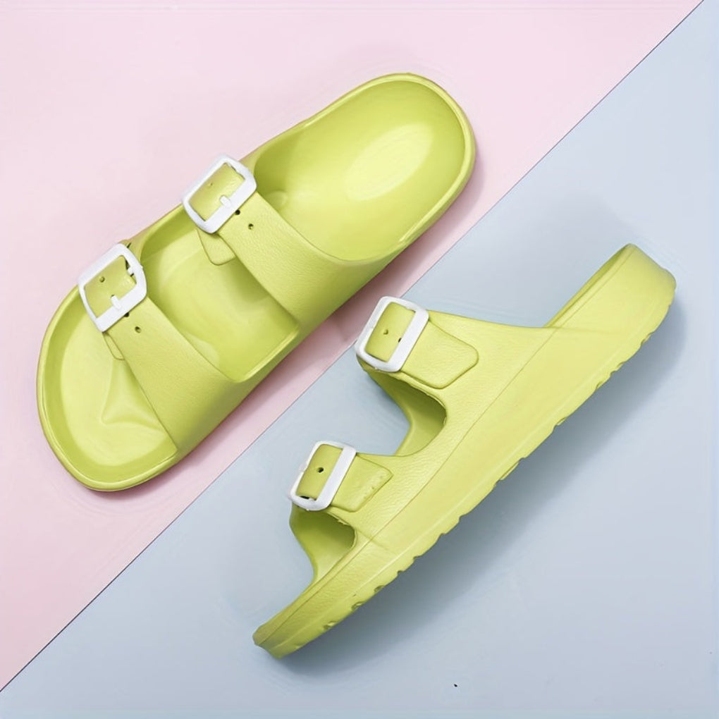 Menns Dobbel Spenne Sandal