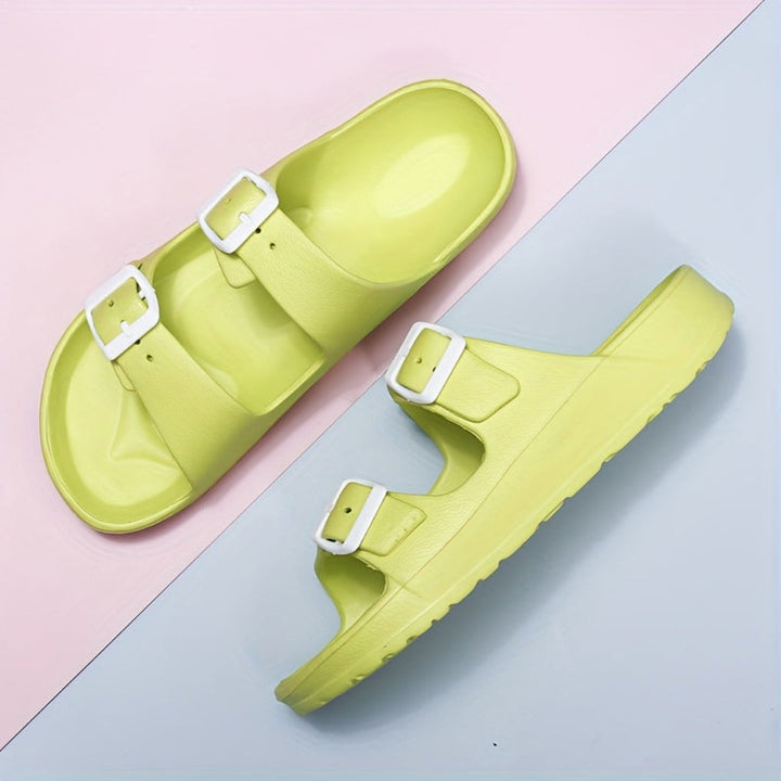Menns Dobbel Spenne Sandal