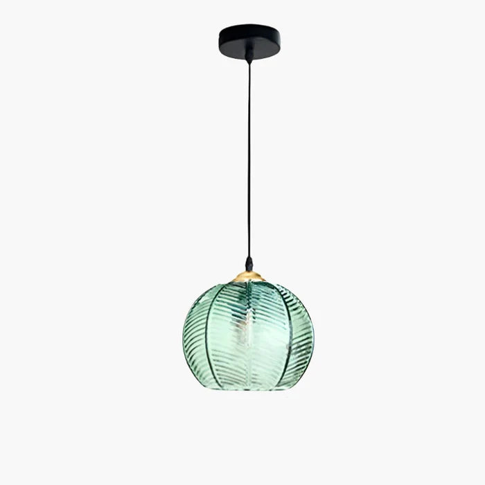 Kuleformet glasshengelampe