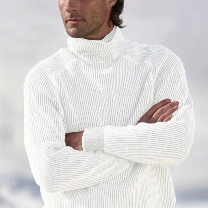 Menns Turtleneck Genser – Elegant og Stilfull for Kaldere Sesonger