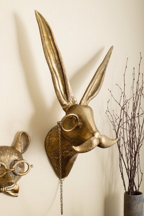 Lekent vegg-dyrehode dekorasjon - WallCritters