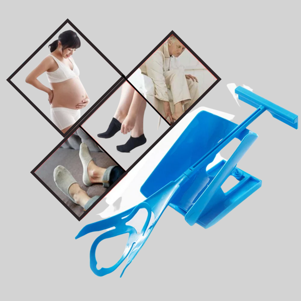 Sokk Hjelpemiddel – Glide-På Enhet for Enkel Sokk Bruk