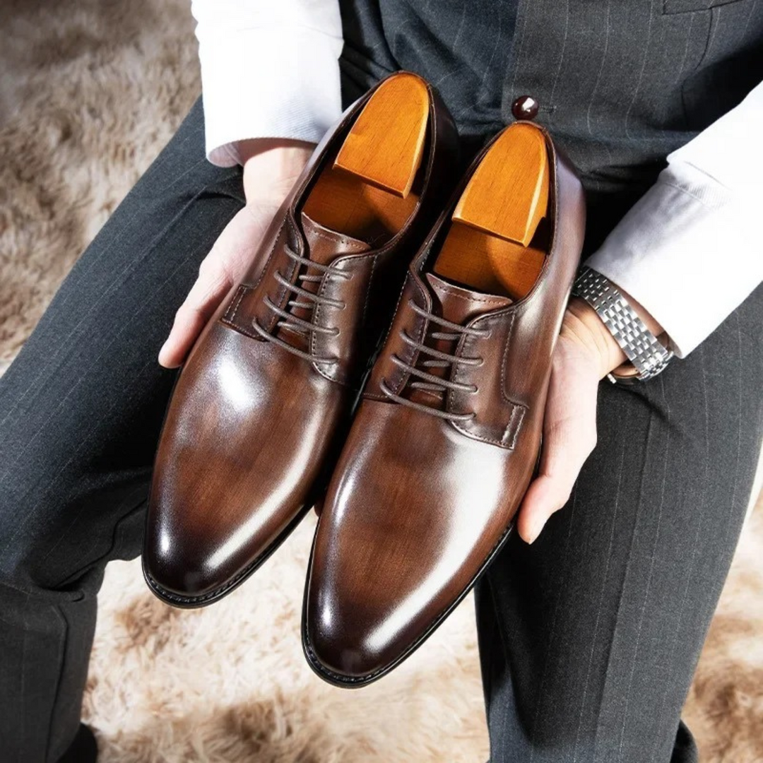 Herresko | Elegante & Komfortable | Premium Skinn | Klassisk Design