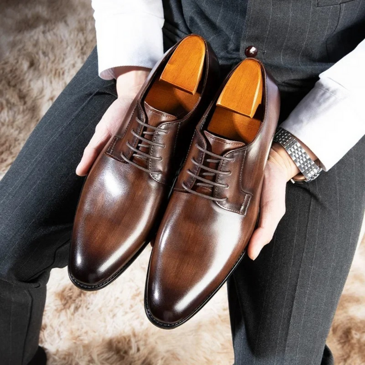 Herresko | Elegante & Komfortable | Premium Skinn | Klassisk Design