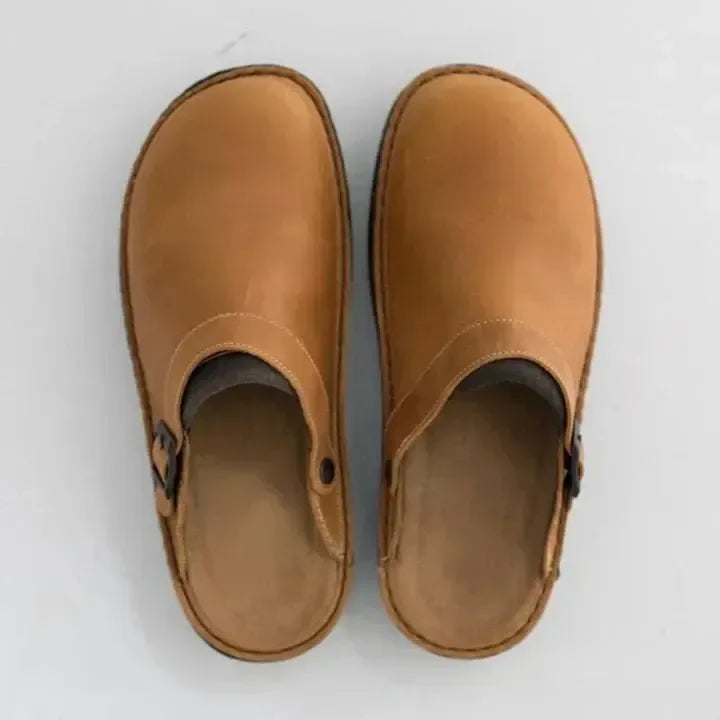 Komfortable slip-on-tresko: elegante og holdbare
