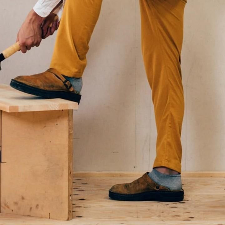 Komfortable slip-on-tresko: elegante og holdbare