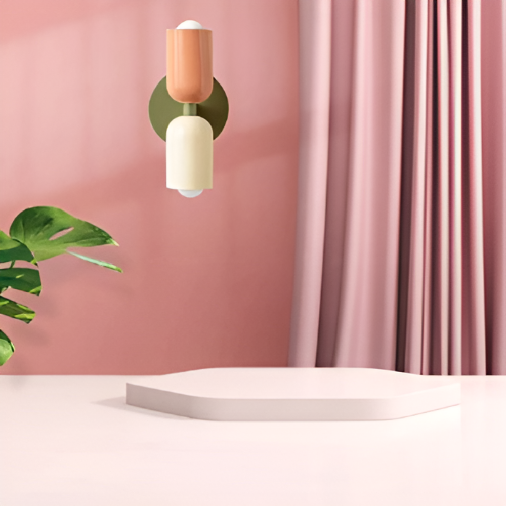 Tosidig LED-vegglampe i nordisk design - Moderne Belysning for Hjemmet