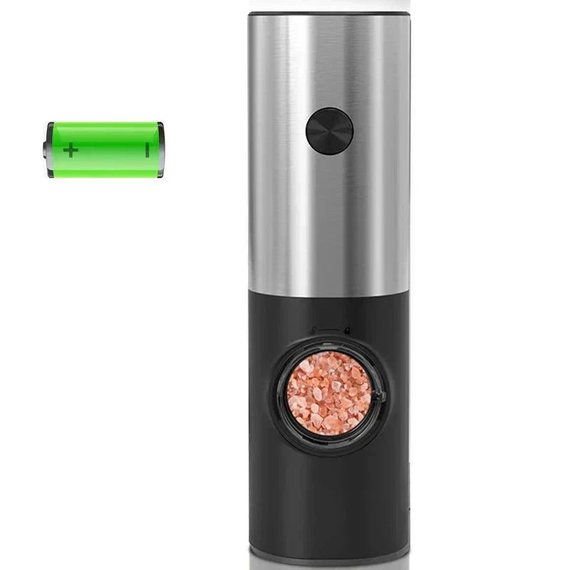 Elektrisk Pepper- og Saltkvern med LED-belysning