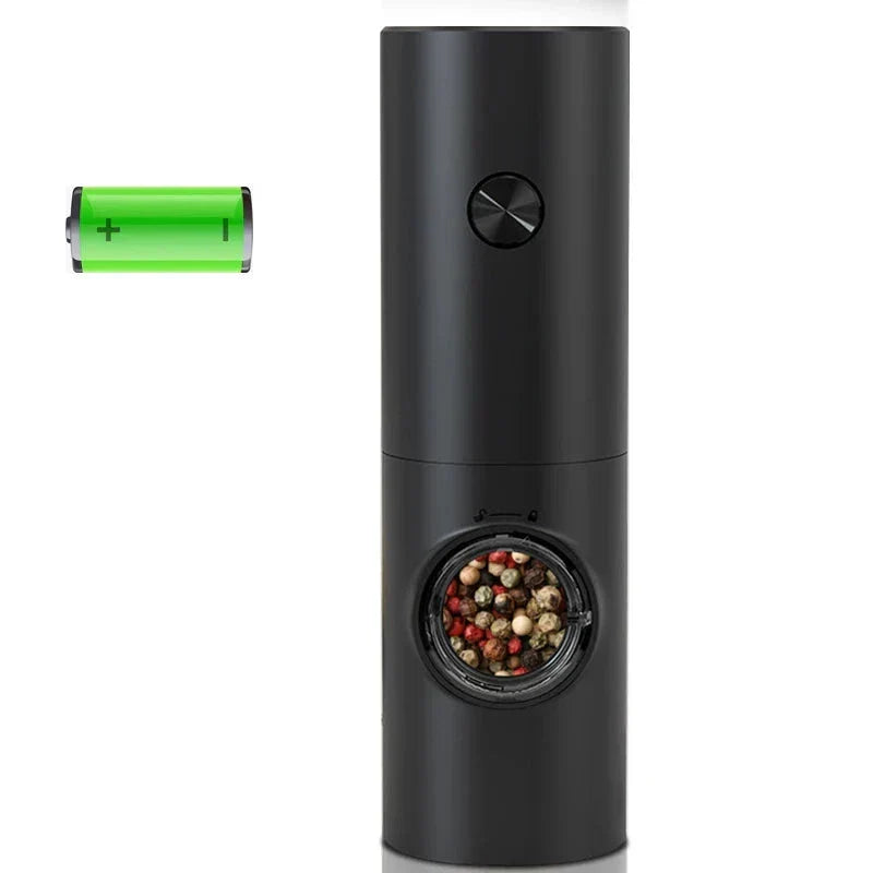 Elektrisk Pepper- og Saltkvern med LED-belysning