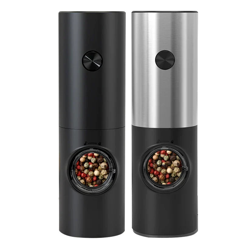 Elektrisk Pepper- og Saltkvern med LED-belysning