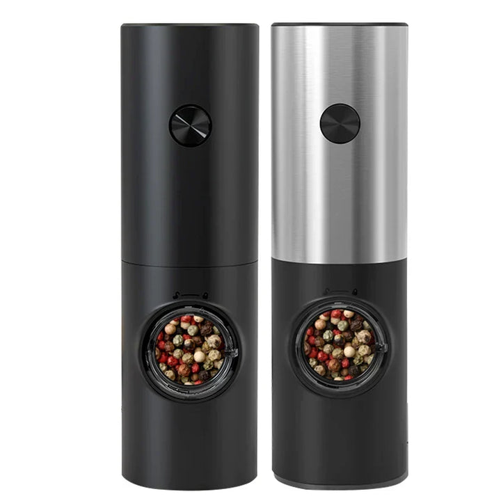 Elektrisk Pepper- og Saltkvern med LED-belysning