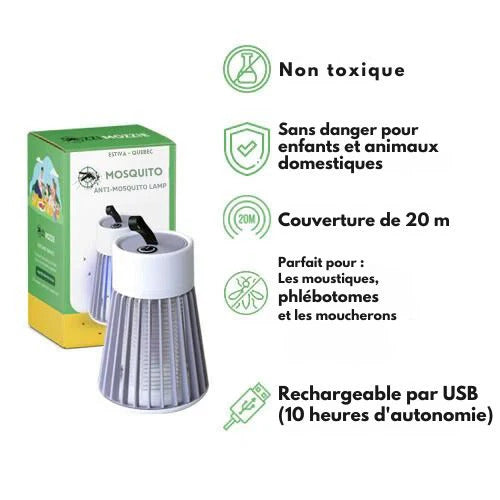 Elektrisk UV-insektdreper for mygg – innendørs- og utendørslampe for insekter