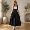 Svart dirndl for kvinner – tradisjonell Oktoberfest-kjole