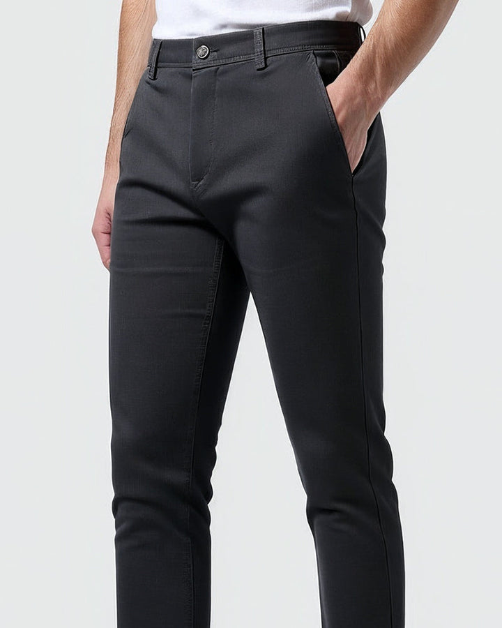 Chinosbukse til herre i slim fit for hverdagen og kontoret