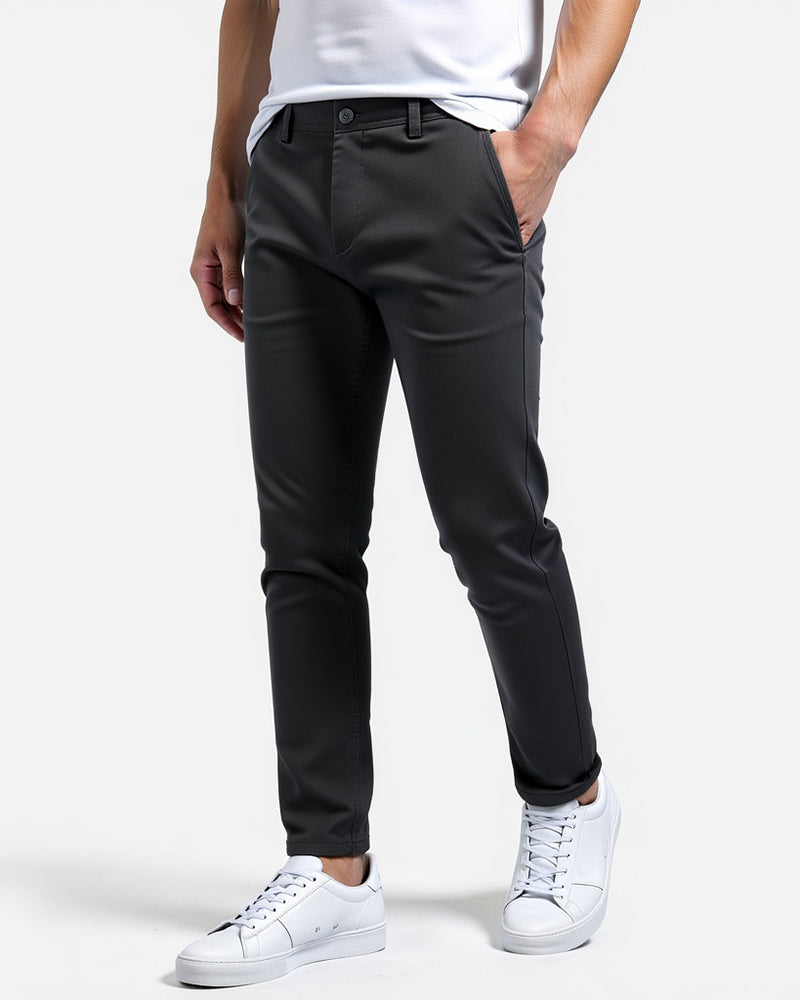Chinosbukse til herre i slim fit for hverdagen og kontoret