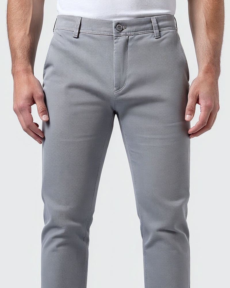 Chinosbukse til herre i slim fit for hverdagen og kontoret
