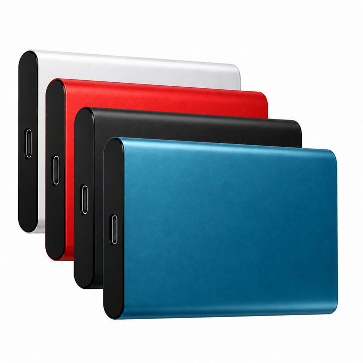 Ekstern SSD 128 TB med USB-C og USB 3.1