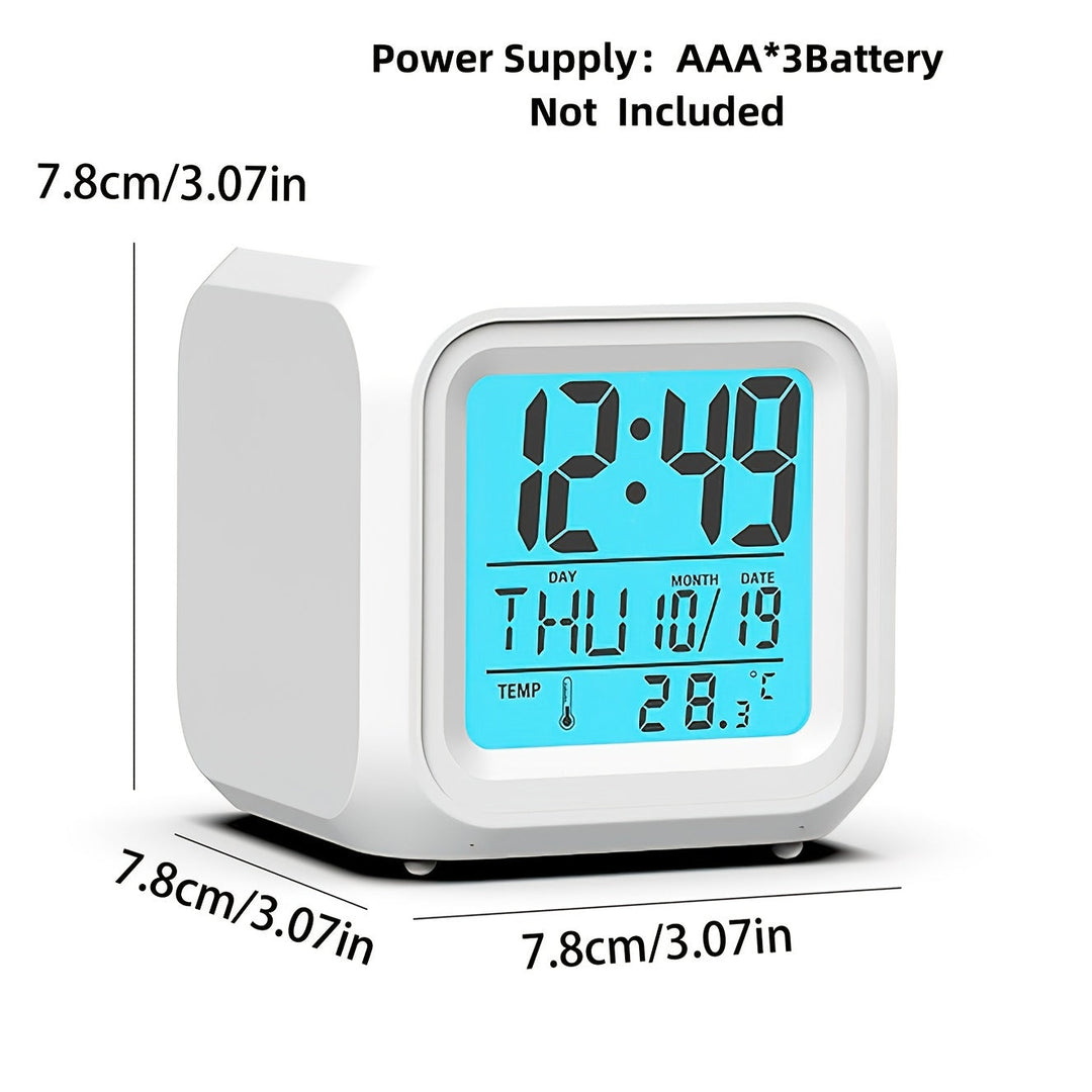 Digitalt LED-ur med temperaturdisplay – Stillegående og lyssterkt for ethvert rom