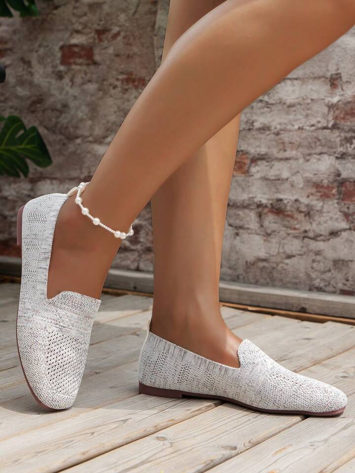 Ortopediske slip-on-sneakers for dame med myk fotseng og pustende mesh