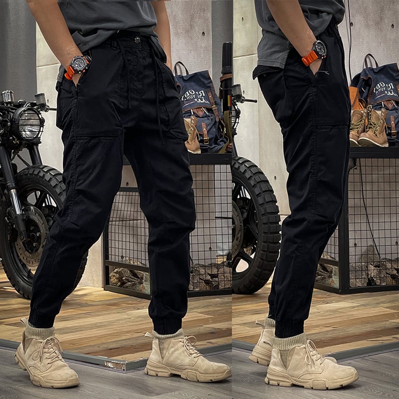 Menns Stretch Cargo Bukser – Rugged Utility med Hverdag Komfort