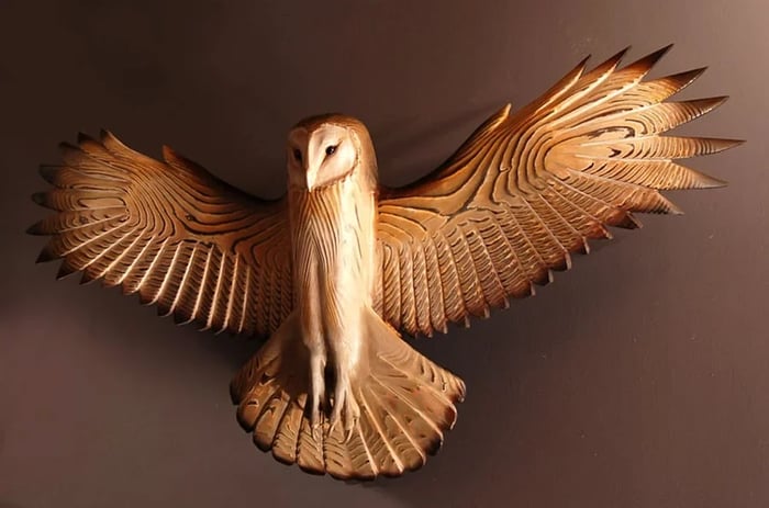 Veggdekorasjon – ugle "Majestic"