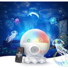 LED-nattlampe med hav- og stjerneprojeksjon + musikkfunksjon - DreamAura