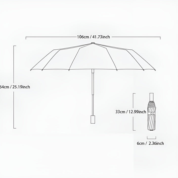 Bærekraftig Paraply med UV-beskyttelse – StormShield