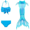 Havfrue-badedrakt for barn – Prinsessebikinisett