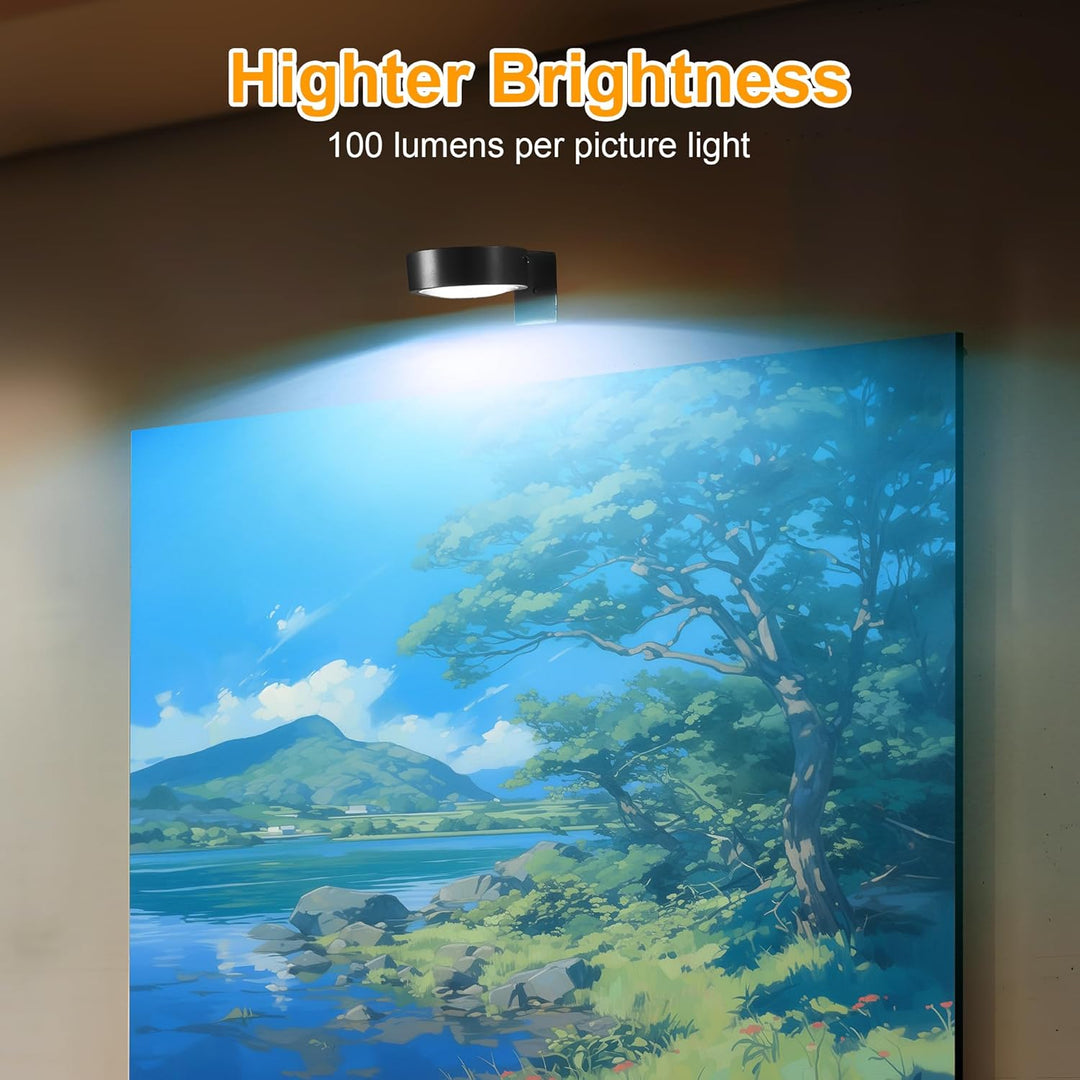 Justerbar magnetisk bildelampe | LED-touch og fjernkontroll, RGB/hvit, USB