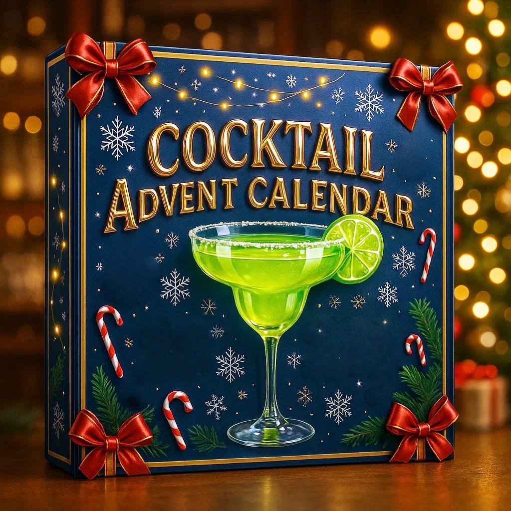 Festlig cocktail-adventskalender for nedtellingen til jul